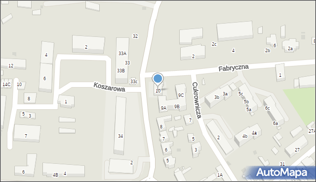 Gryfice, Piłsudskiego Józefa, marsz., 10, mapa Gryfice