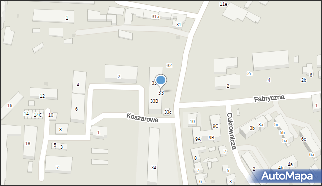 Gryfice, Piłsudskiego Józefa, marsz., 33, mapa Gryfice