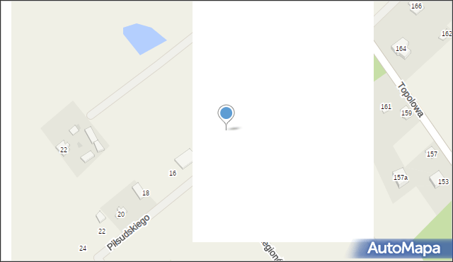 Henryszew, Piłsudskiego Józefa, marsz., 12, mapa Henryszew