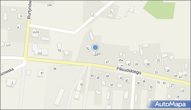 Horodło, Piłsudskiego Józefa, marsz., 110, mapa Horodło