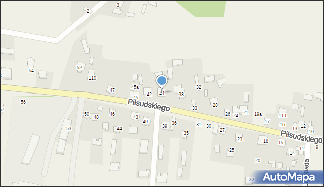 Horodło, Piłsudskiego Józefa, marsz., 41, mapa Horodło