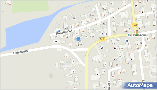 Hrubieszów, Piłsudskiego Józefa, marsz., 4, mapa Hrubieszów