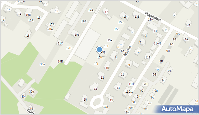 Jabłonna, Piaskowa, 15h, mapa Jabłonna