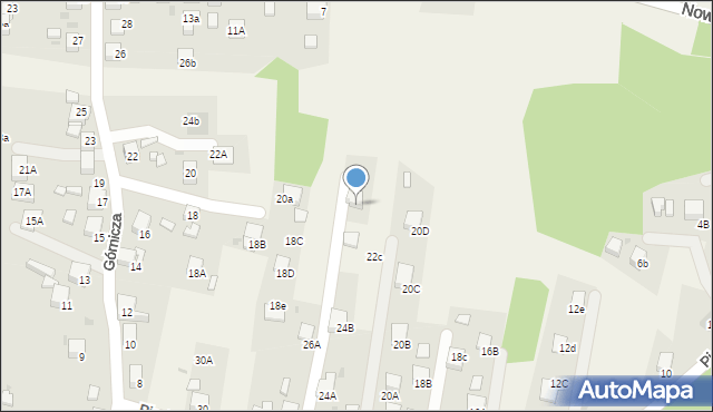 Jankowice, Piaskowa, 24d, mapa Jankowice