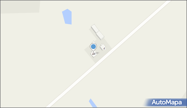 Janowo, Piaskowa, 4A, mapa Janowo