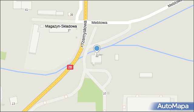 Jasło, Piłsudskiego Józefa, marsz., 12, mapa Jasła