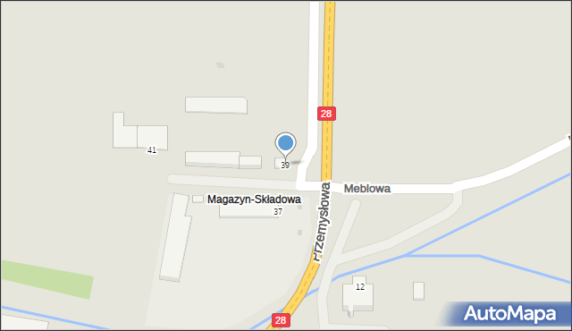 Jasło, Piłsudskiego Józefa, marsz., 39, mapa Jasła