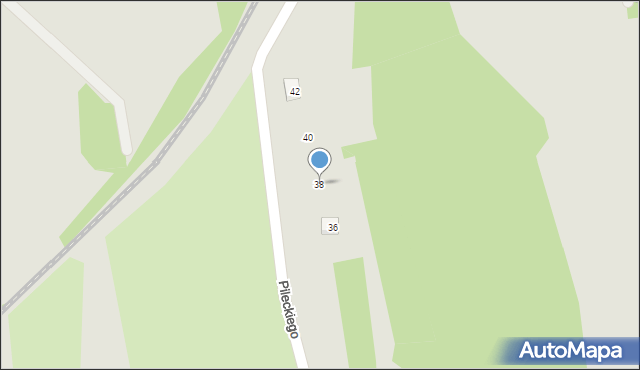 Jastrzębie-Zdrój, Pileckiego Witolda, rtm., 38, mapa Jastrzębie-Zdrój