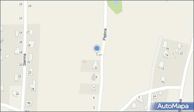 Jawiszowice, Piękna, 13, mapa Jawiszowice