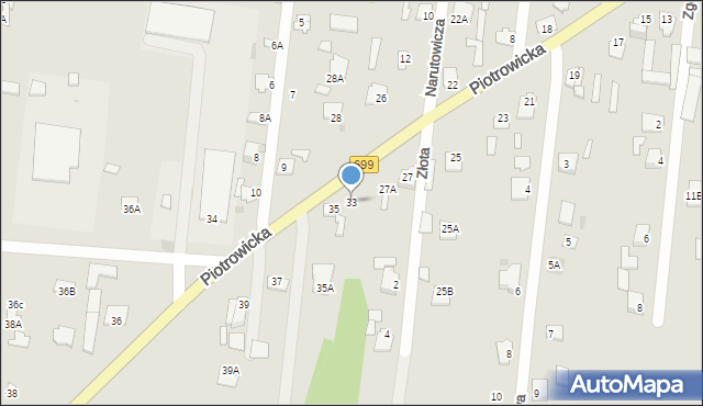 Jedlnia-Letnisko, Piotrowicka, 33, mapa Jedlnia-Letnisko
