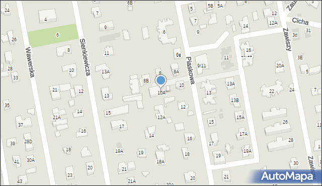 Józefów, Piaskowa, 10A, mapa Józefów