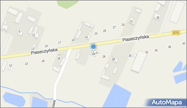 Józefowice, Piaseczyńska, 24, mapa Józefowice