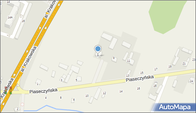 Józefowice, Piaseczyńska, 7, mapa Józefowice