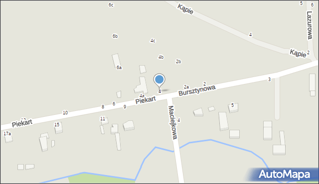Kalisz, Piekart, 4, mapa Kalisza