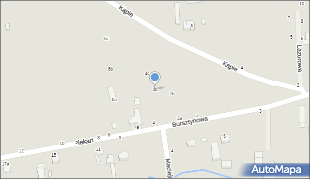 Kalisz, Piekart, 4b, mapa Kalisza