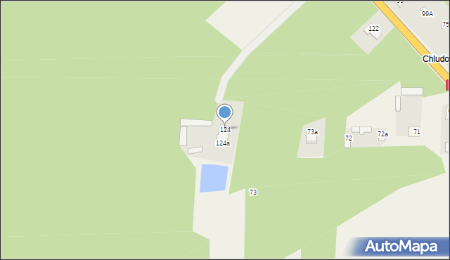 Kamionna, Piłsudskiego Józefa, marsz., 124, mapa Kamionna