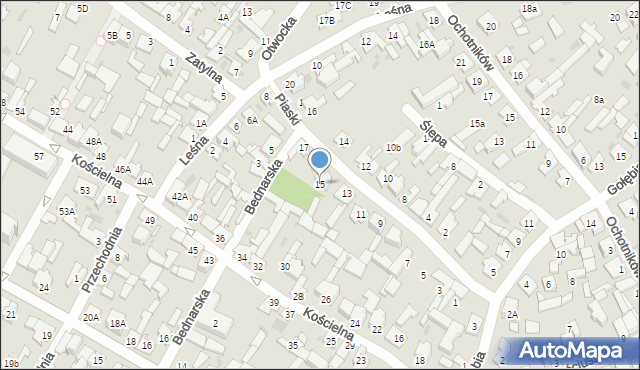 Karczew, Piaski, 15, mapa Karczew