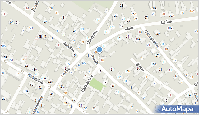 Karczew, Piaski, 18, mapa Karczew