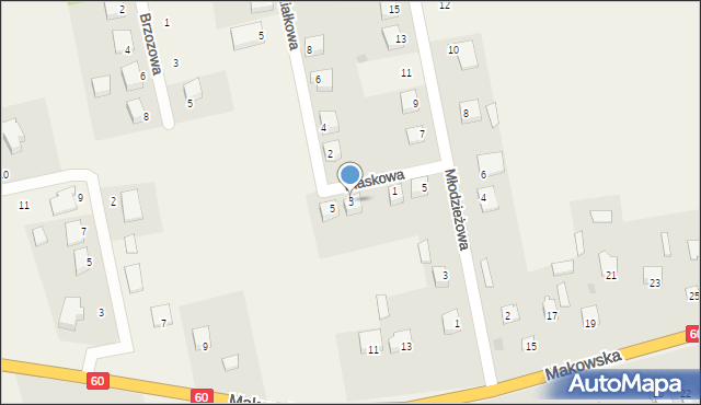 Karniewo, Piaskowa, 3, mapa Karniewo