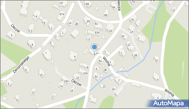 Karpacz, Piastowska, 4, mapa Karpacz