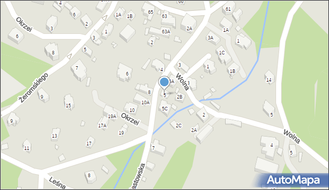 Karpacz, Piastowska, 5, mapa Karpacz