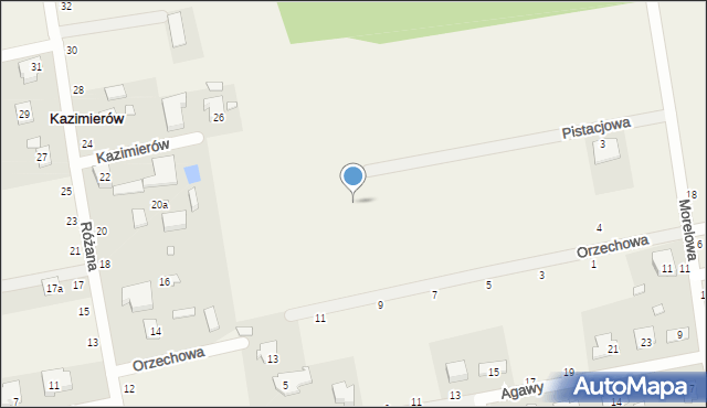 Kazimierów, Pistacjowa, 15, mapa Kazimierów