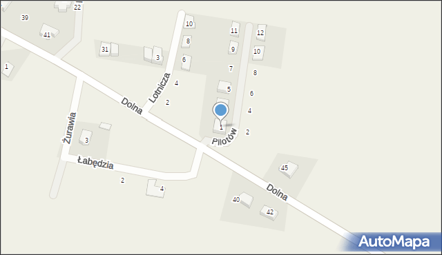 Kaźmierz, Pilotów, 1, mapa Kaźmierz