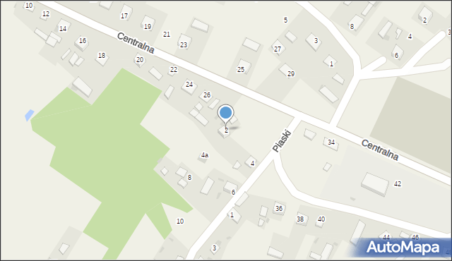 Kępie Zaleszańskie, Piaski, 2, mapa Kępie Zaleszańskie