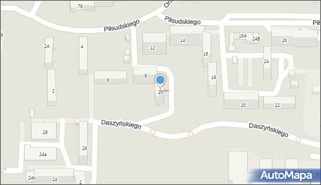 Kielce, Piłsudskiego Józefa, marsz., 10, mapa Kielc
