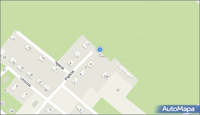 Kiełpino, Piękna, 10, mapa Kiełpino