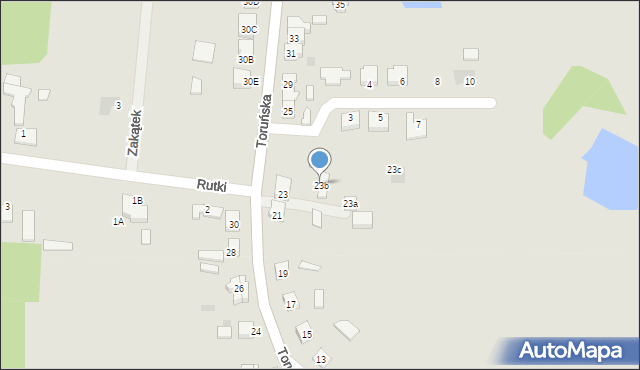 Kleczew, Piaski, 23b, mapa Kleczew