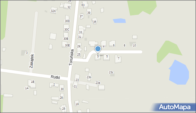 Kleczew, Piaski, 3, mapa Kleczew