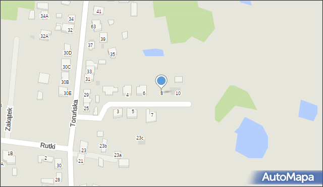 Kleczew, Piaski, 8, mapa Kleczew