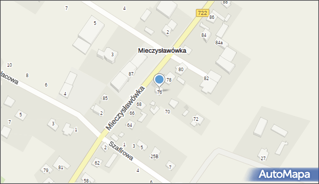 Kobylin, Piaseczyńska, 76, mapa Kobylin