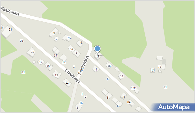 Kobyłka, Piastowska, 18, mapa Kobyłka