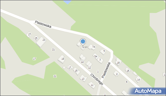 Kobyłka, Piastowska, 7, mapa Kobyłka