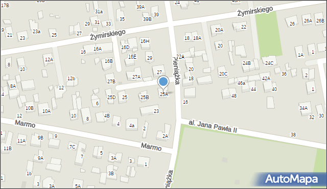 Kobyłka, Pieniążka Kazimierza, ks., 25A, mapa Kobyłka