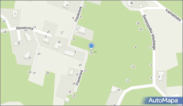 Koleczkowo, Piaskowa, 11, mapa Koleczkowo