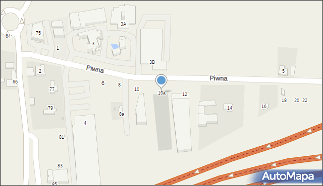 Konotopa, Piwna, 10a, mapa Konotopa
