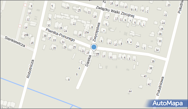 Końskie, Piwnika-Ponurego Jana, mjr., 17, mapa Końskie