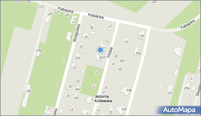 Konstancin-Jeziorna, Pilska, 15, mapa Konstancin-Jeziorna