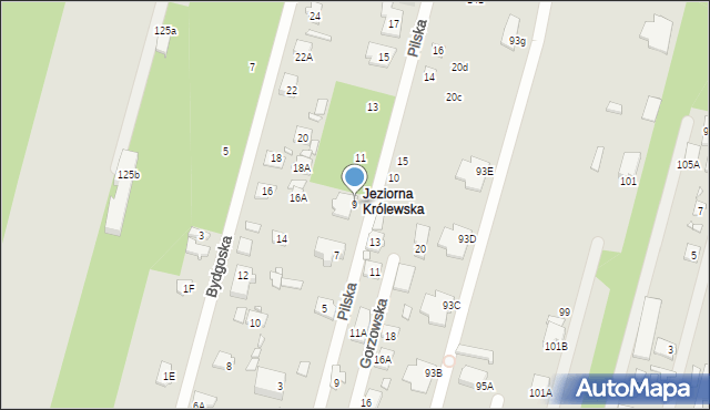 Konstancin-Jeziorna, Pilska, 9, mapa Konstancin-Jeziorna