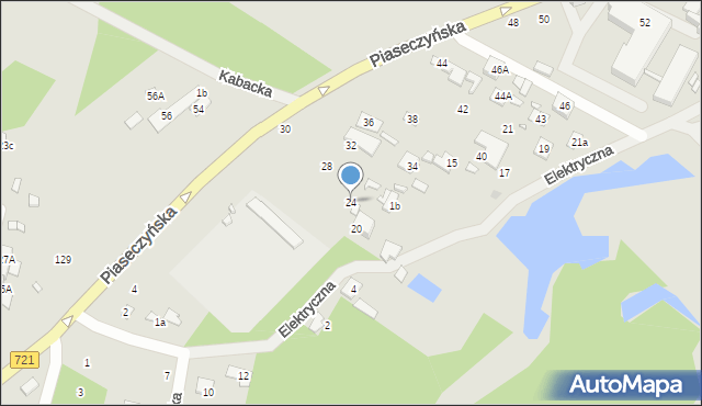 Konstancin-Jeziorna, Piaseczyńska, 24, mapa Konstancin-Jeziorna