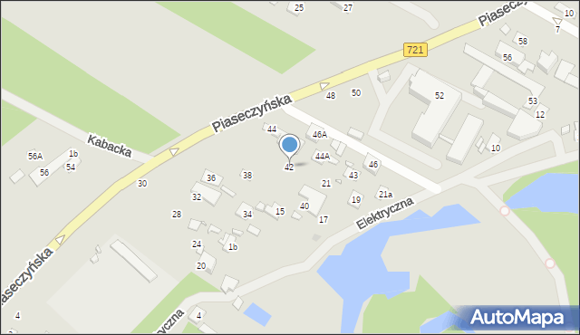 Konstancin-Jeziorna, Piaseczyńska, 42, mapa Konstancin-Jeziorna