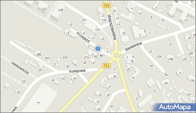 Konstancin-Jeziorna, Piaseczyńska, 49, mapa Konstancin-Jeziorna