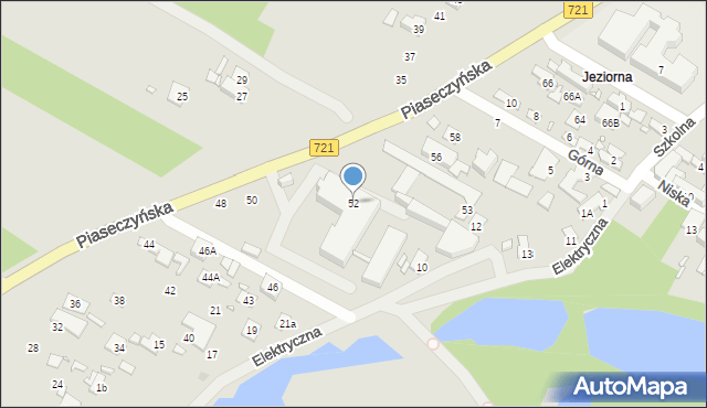 Konstancin-Jeziorna, Piaseczyńska, 52, mapa Konstancin-Jeziorna