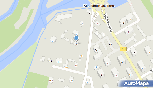 Konstancin-Jeziorna, Piłsudskiego Józefa, marsz., 8, mapa Konstancin-Jeziorna