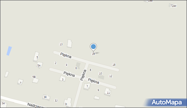 Konstantynów Łódzki, Piękna, 16, mapa Konstantynów Łódzki