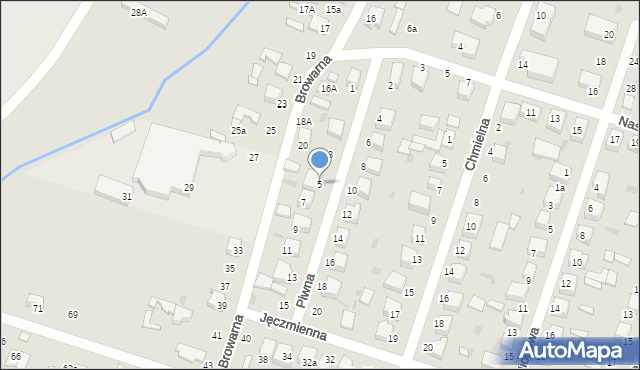 Konstantynów Łódzki, Piwna, 5, mapa Konstantynów Łódzki