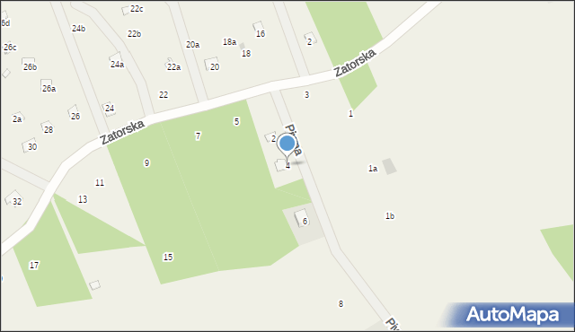 Kopaniec, Piwna, 4, mapa Kopaniec